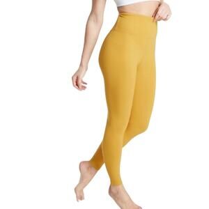 Athleta Elation 7/8 Legging Women's Size 2X Yellow Ultra High Rise